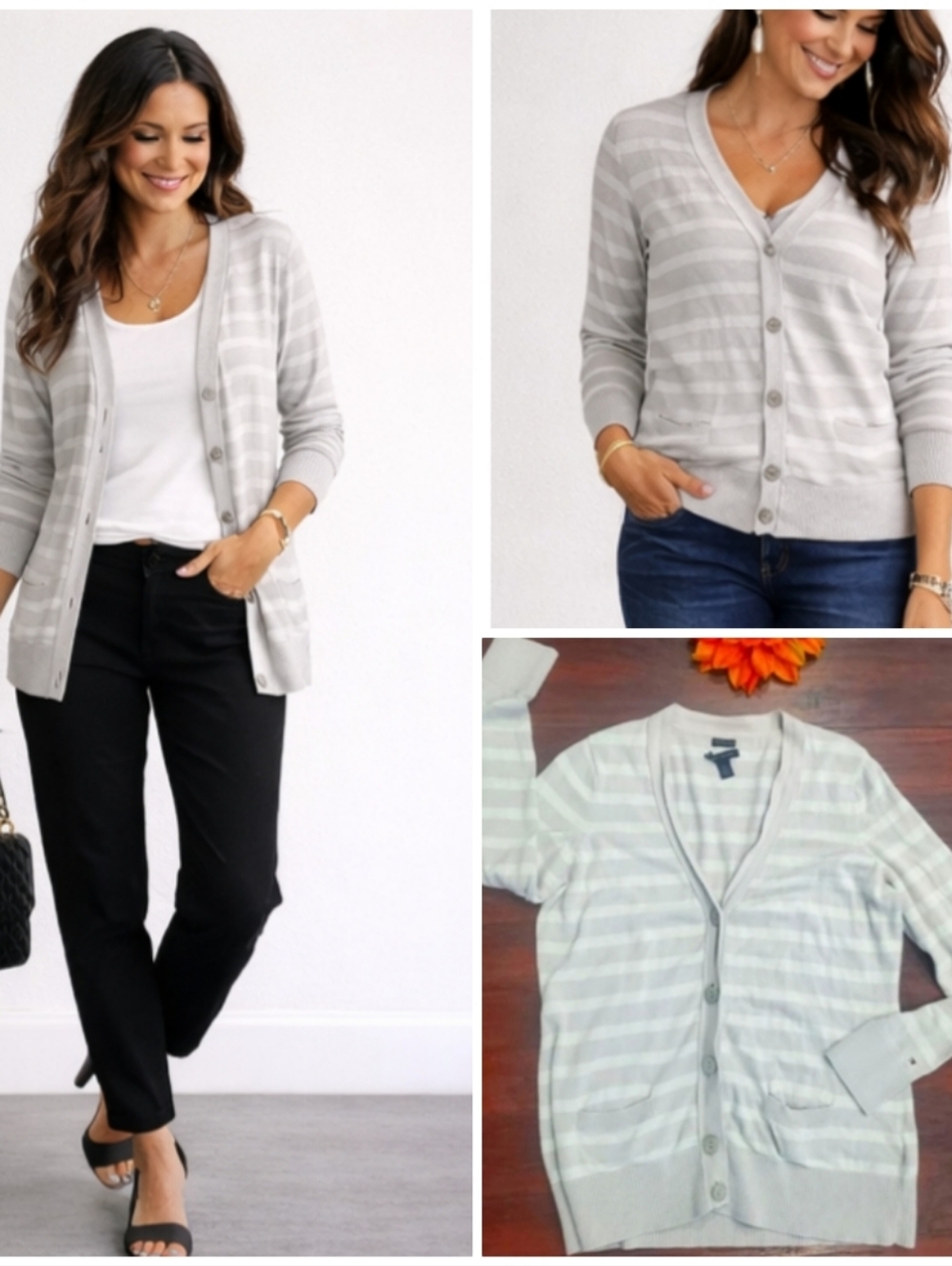 TOMMY HILFIGER BUTTON CARDIGAN